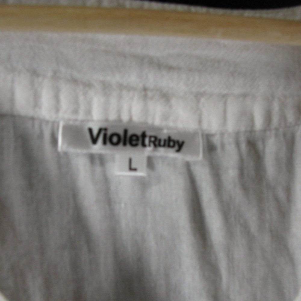 Violet Ruby Sleeveless Swing Tunic With Embroider… - image 3